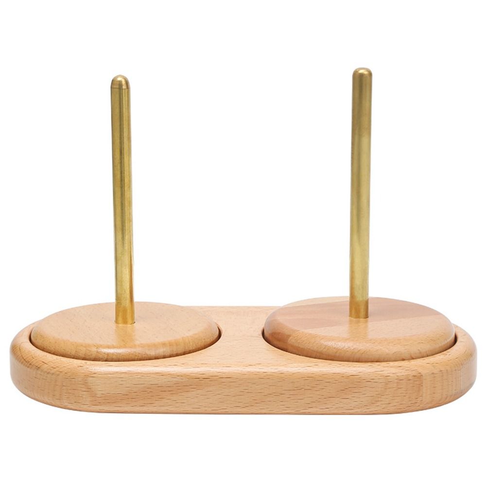 Rotating Thread Spool Spinning Yarn Stand Embroidery Thread Organizer Wooden Yarn Holder  Crochet