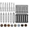 13 Pcs Damaged Screw Extractor Set Easy Out Screw Extractor, Stripped Screw Extractor Set of Rusty Broken Screws & Bolts