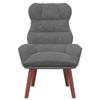 Armchair Dark Grey 69 x 74 x 93 cm Velvet