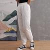 Cotton Pants Women Outer Wear 2024 Autumn and Winter New High Waist Thickened Leisure Pants Warm Long Pants