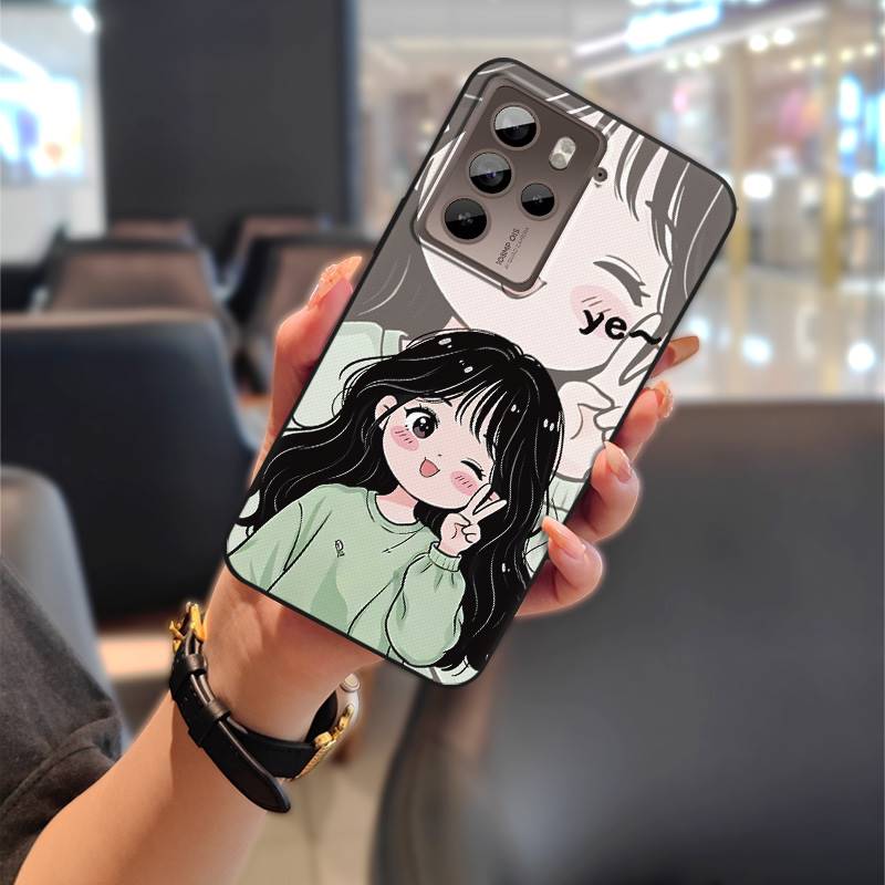 Graffiti TPU Phone Case For HTC U23 Pro/U23 Cute Cartoon Waterproof Dirt-resistant Shockproof Couple Full Wrap Anti-dust