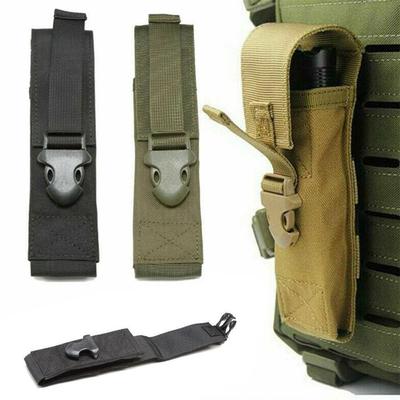 Pochette Étanche en Nylon 1000D pour Lampe de Camping Housse de Lampe Torche Support de Lampe Torche LED Sac pour Lampes Torches