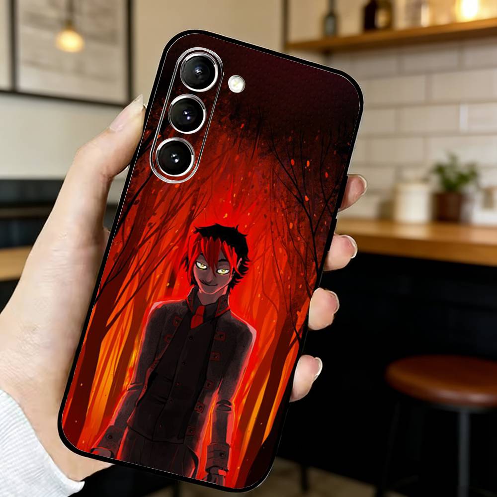 

B-Boyfriend to Death Phone Case For Samsung S25,24,23,22,30,21,Ultra,Plus,Lite,FE,Black Soft Case Samsung S23plus5G