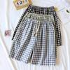 New Summer Couple Japanese Shorts 100% Cotton Men's and Women's Plaid Simple Large Thin Home Shorts Plaid Pajama Pants
