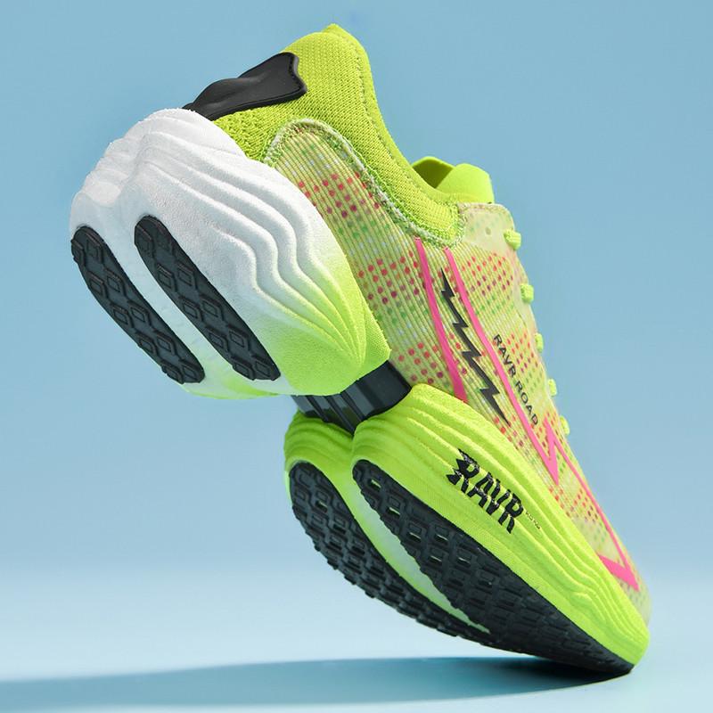 

2025 spring public version running shoes MD + rubber sole size 35-45 couple new running shoes soft elastic and light 45 зелёный