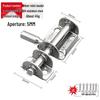 304 Stainless Steel Door Bolt Latch - Anti-theft, Surface Mounted for Wooden Doors and Windows