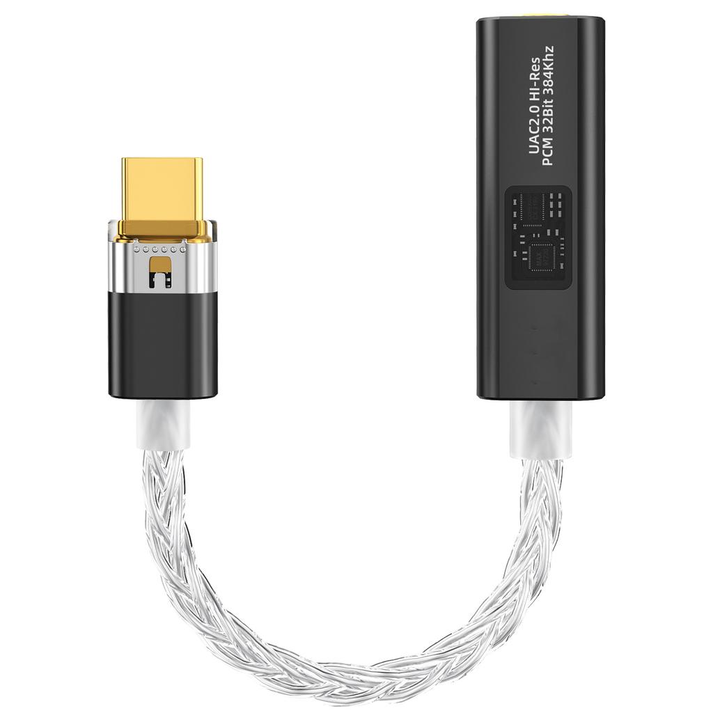 HIFI Type C Headphone Amplifier With 124dB Noise Radio Enhances Auditory Playbacks And Recording