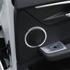 2PCS ABS Silver Door Horn Speaker Ring Cover Trim For Toyota Supra -24