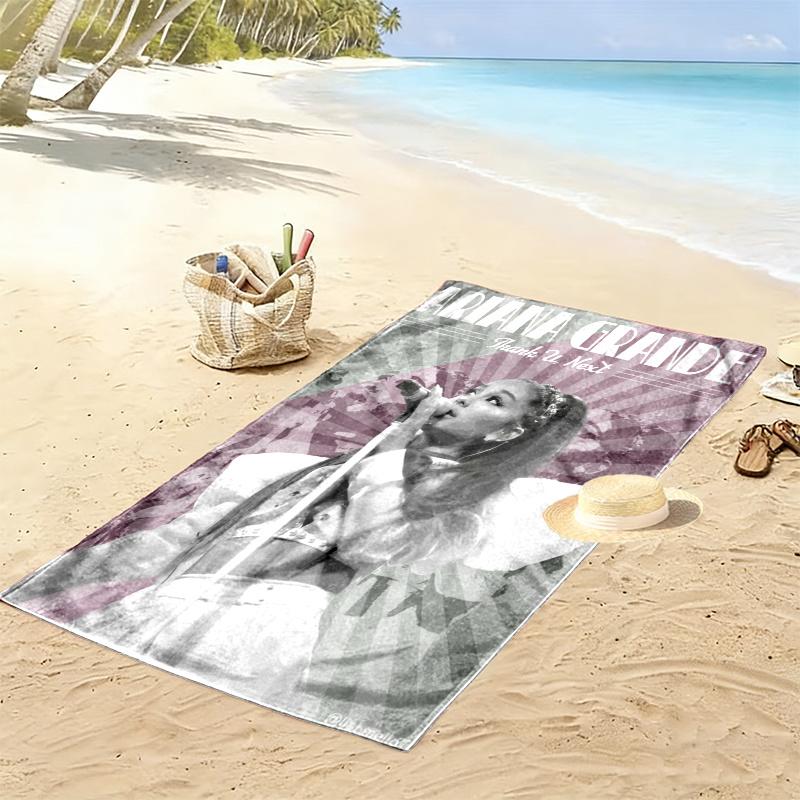Ariana Grande Towel, Large Soft Quick Dry Towel for Beach Camping Swimming