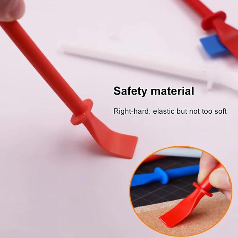 20pcs Glue Spreaders,Polypropylene Glue Smear Sticks Applicator, Painting Scrapers For Handmade DIY Art Leather Craft Tool