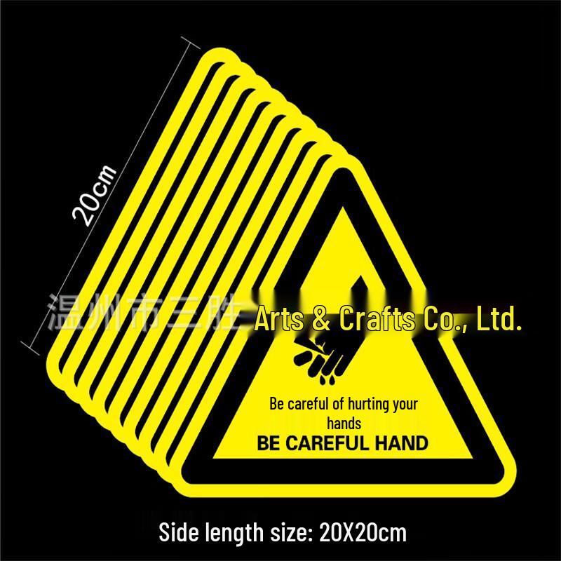 WEZHO Triangular High Temperature Warning Sticker