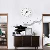 Acrylic Mirror Ballerina Wall Clock for Living Room/Bedroom DIY Decor
