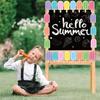 48 Ice Cream Paper-cut Summer Bulletin Board Decoration Popsicle Jam Classroom Bulletin Board Party Decoration Supplies