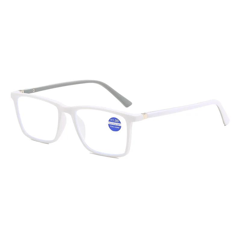 

Ультралегкие модные квадратные очки для чтения с защитой от синего света для мужчин, очки для чтения высокой четкости с защитой от синего света для пресбиопии 1.0