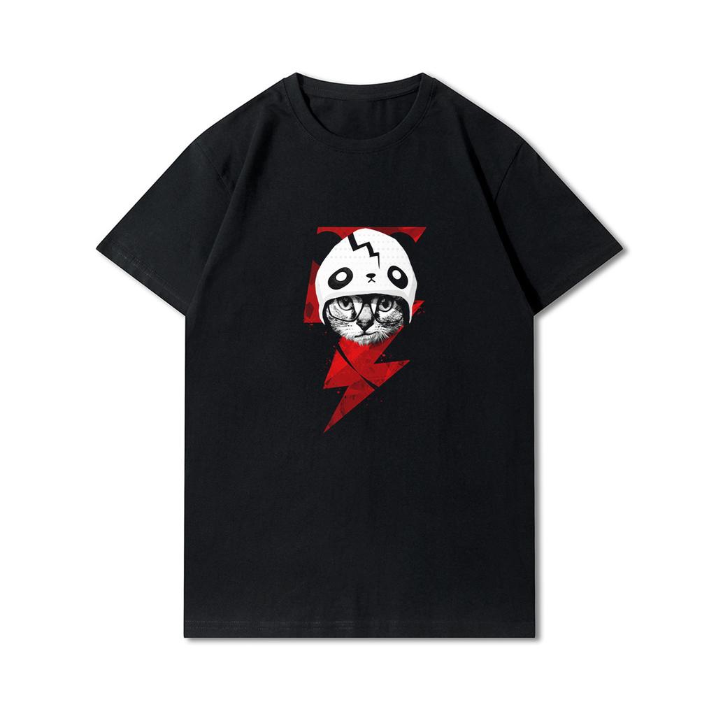 Anime 100 Muster Sommer Übergröße T-Shirts für Männer Buchstaben Bedruckt Lässige Kurzarm Oberteile 100% Baumwolle O Hals T-Shirts