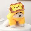 Fleece Thickened Warm Pet Puppy Cat Clothes Pet Dog Clothes Party Animal Flannel Lion Transformation Clothing