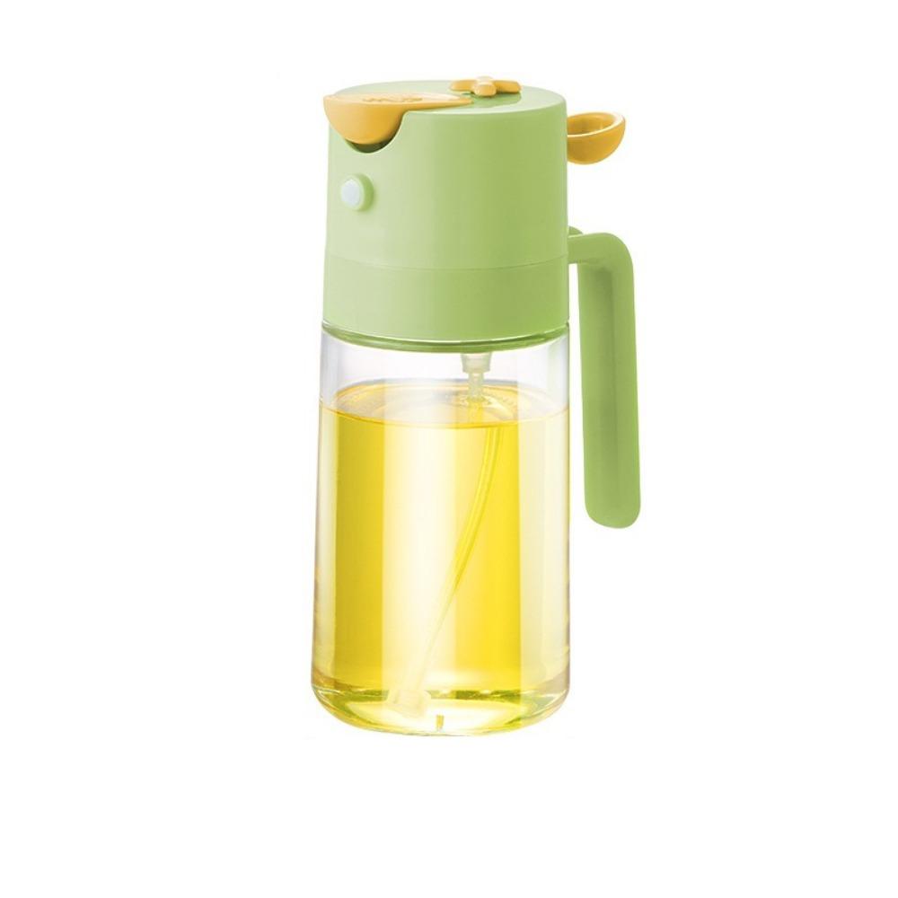 2-in-1 Oil Spray 460ml Oil Storage Bottle Practical Cooking Spray Bottle Kitchen