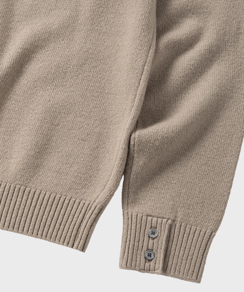 NONBLANK Daily Wool Cashmere Crewneck Knit_Taupe Grey