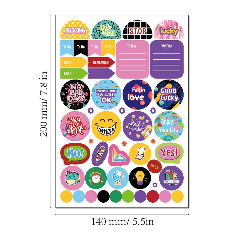 Premium-Quality 16 Superior-Grade Sheets 1200+ Planner Premium-Quality Sticker High-Standard For High-Standard Planner Superior-Grade Journal