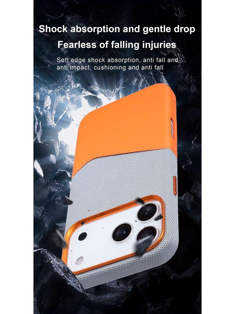 Apple iPhone 17 Pro Max Zweifarbige magnetische Kartenfachhülle, passend für iPhone 12-15 Modelle.