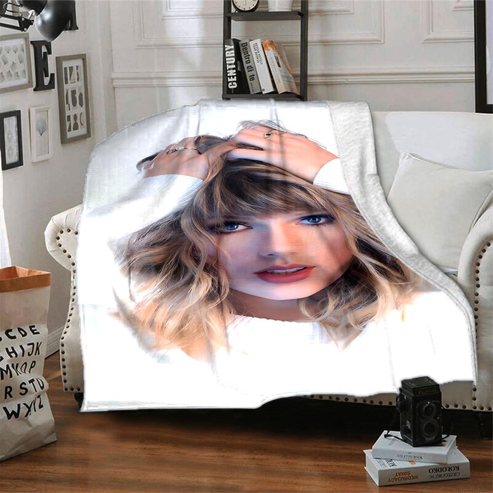 Taylor Swift'S Hair Style Blanket Soft Throw Blanket For Home Bedroom Bed Sofa Travel Office Solid Christmas Blanket