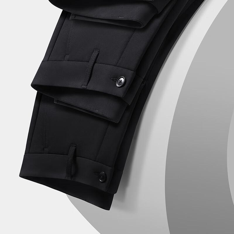 Jingdong Jingzao Men's Thickened Casual Suit Pants