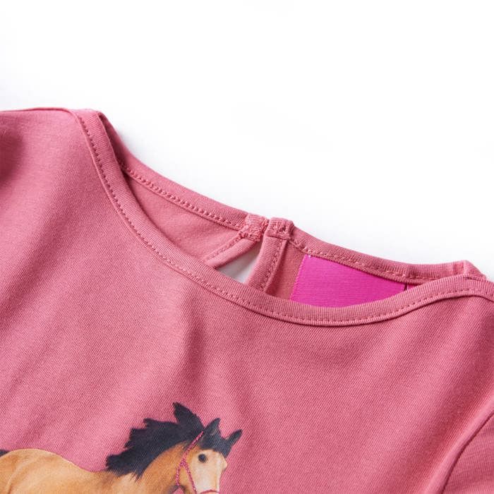 Kids' Long-sleeved T-shirt Old Pink 92/104/116/128/140