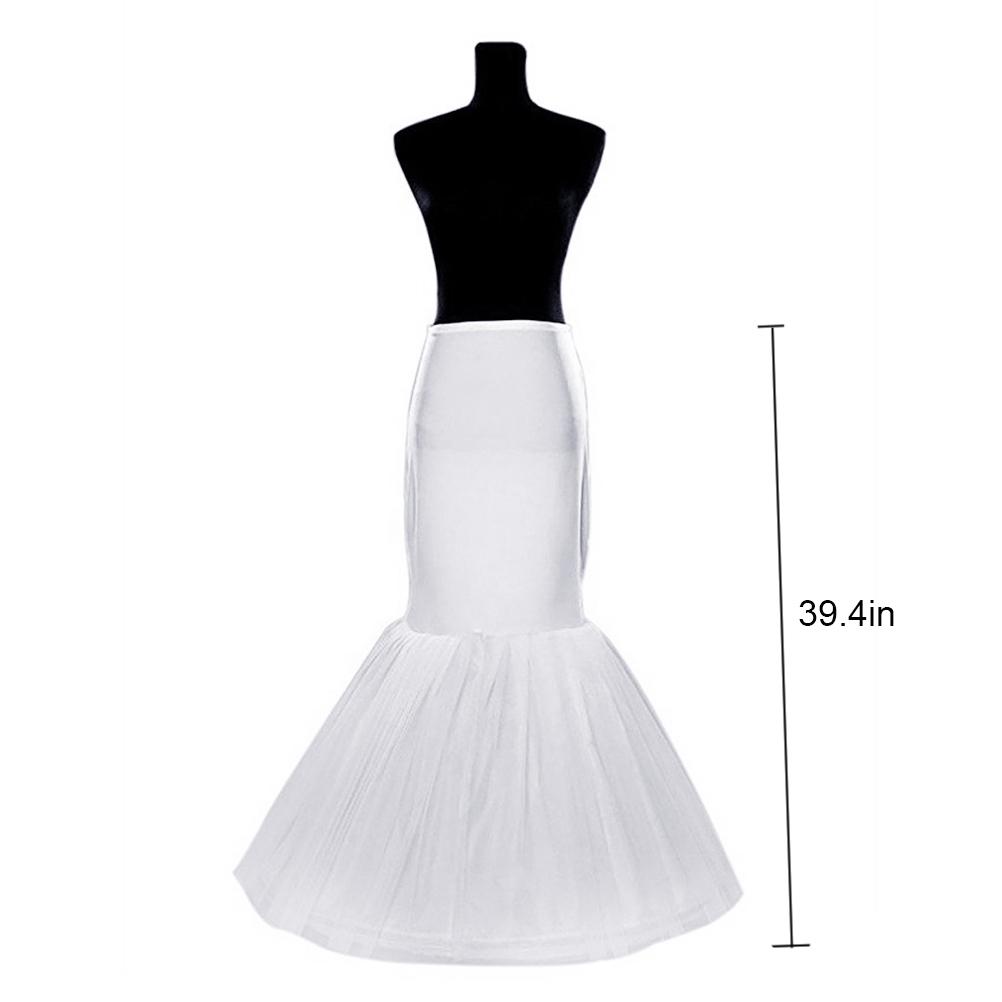 Düğün Elbisesi için Çember Kemikli Elastikli Deniz Kızı Polyester Jeton