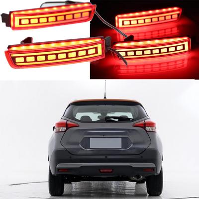 Par Farol de Nevoeiro Traseiro LED Luz de Cauda Conjuntos de Luz de Para-choque Para NISSAN KICKS Infiniti