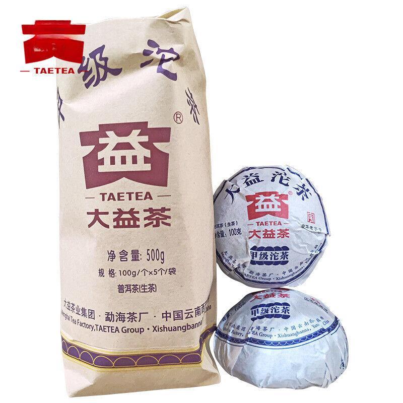 TAETEA 2022 Jahr Menghai Dayi Jia Ji Tuo Cha Pu-erh Tee Tuo Roher Pu'er Tee 500g