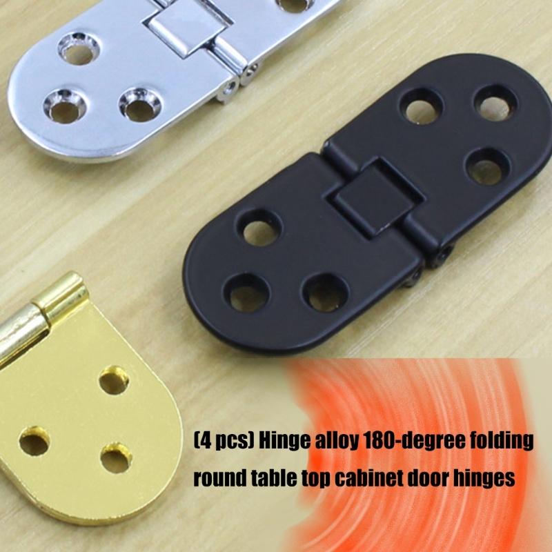 Strong 180 Degree Full Rotation Hinge Furniture Hardware Tool Easy Installation Cabinet Hinge set for Compact Space