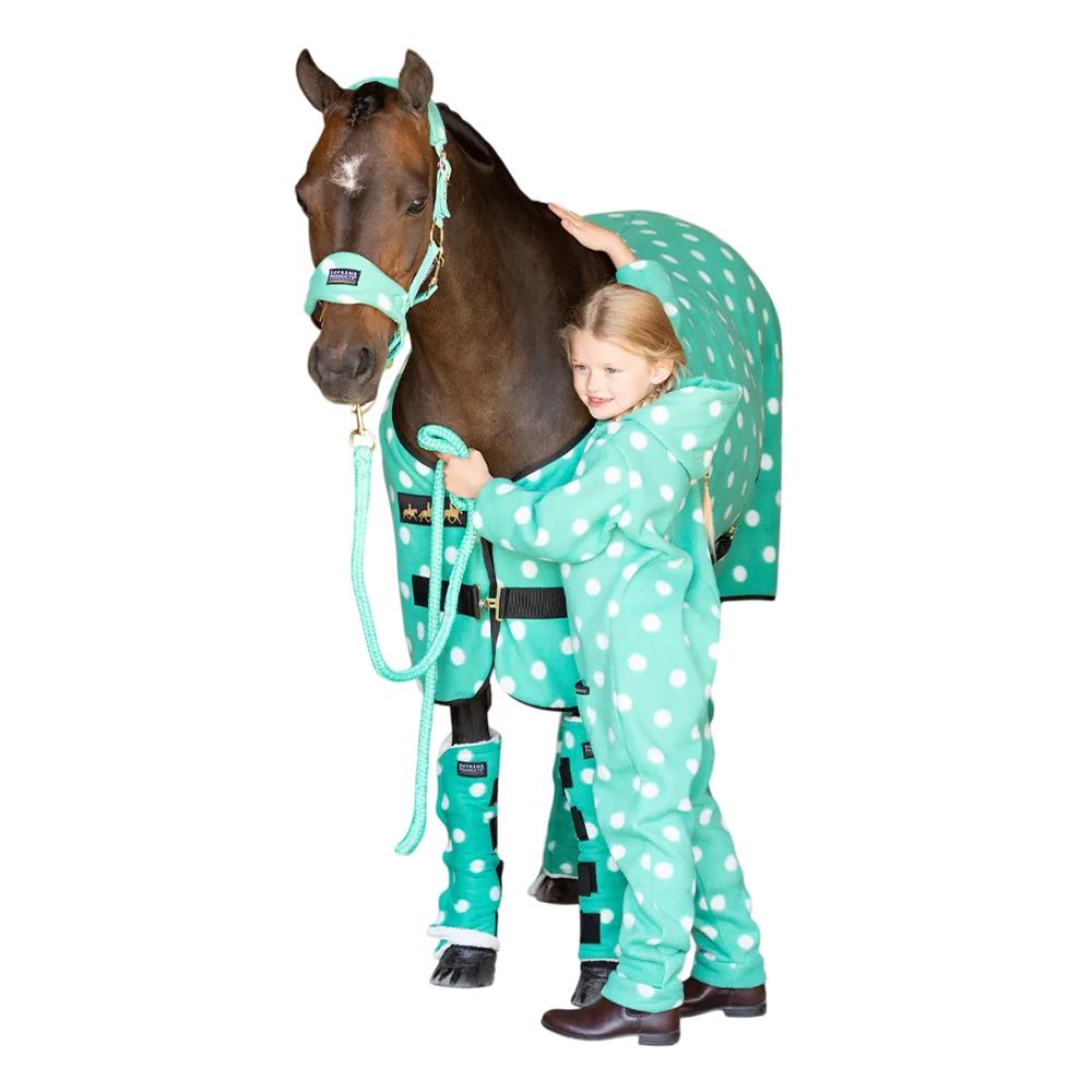 Supreme Products Kombinezon polarowy dla dzieci/dzieci w kropki