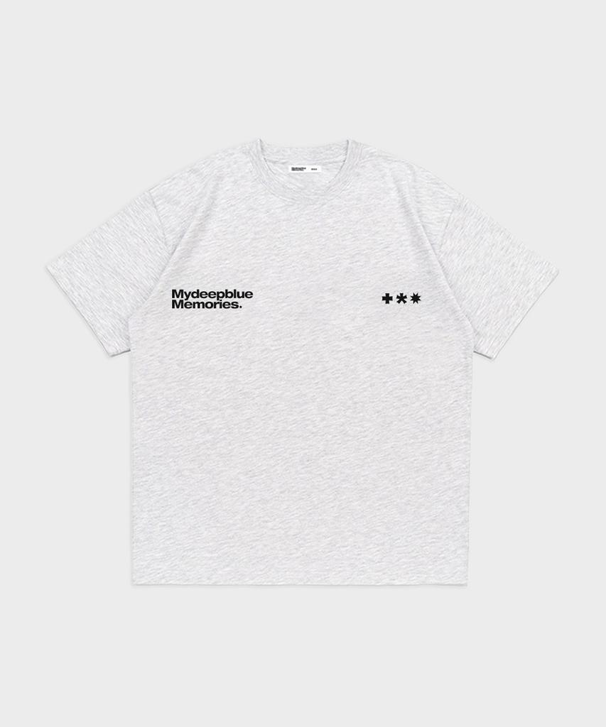 Maidibbeullumemolijeu Mm Symbol Logo T-Shirts (Light Grey / Black)