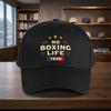 No Boxing Life Team Printed Baseball Cap  Adjustable Snapback Hat for Travel  Streetwear