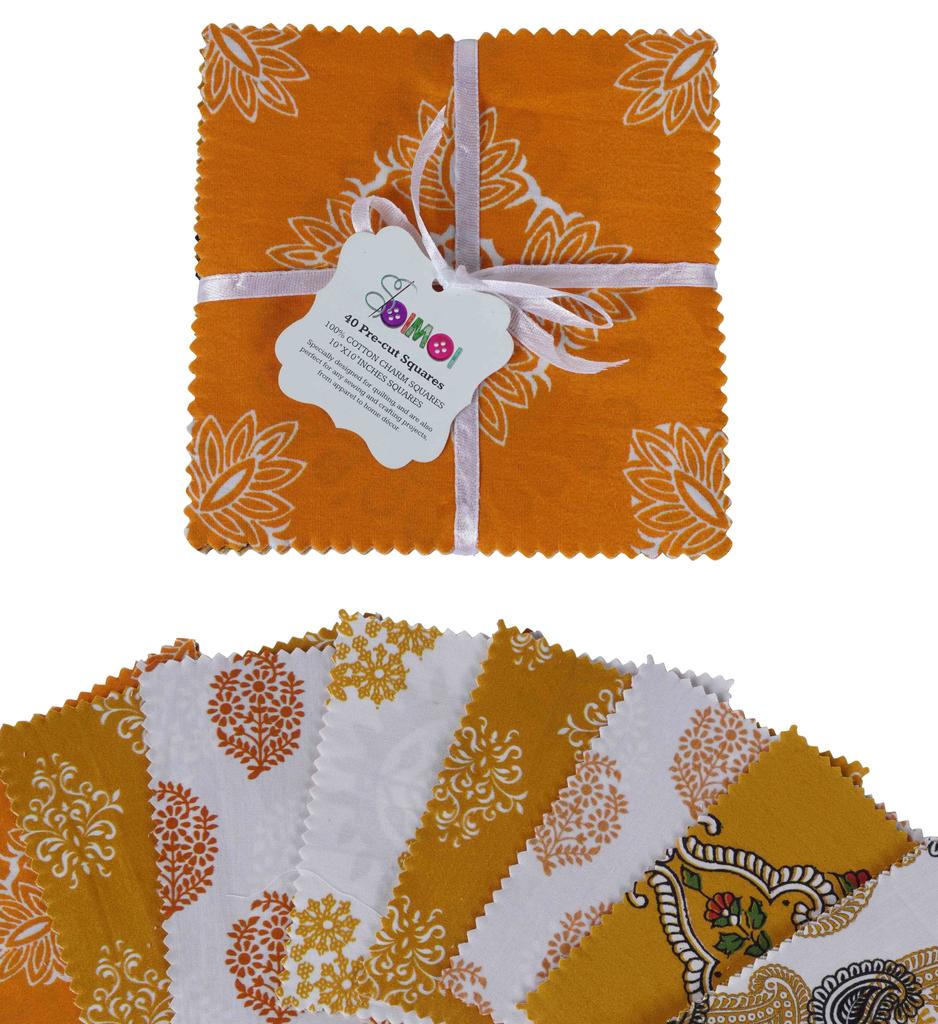 Print  Precut 5-inch Cotton  Fabric  Quilting  Squares  Charm Pack DIY Patchwork Sewing Craft-