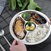 MAXCOOK 304 Stainless Steel Divided Lunch Tray