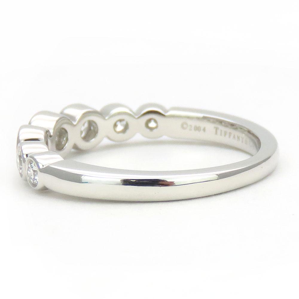 TIFFANY&Co. Ring Jazz Abgestuft EU#51 Pt950Platin/Diamant 4,4g Platin