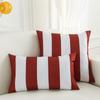 1 Stück wasserdichte Kissenhülle 30*50 45*45cm Outdoor wasserabweisende Zierkissenhülle Streifen-Design Sofakissenbezug schwarz grau