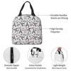 Addicted To Paris France Insulated Lunch Bag for Women Kids Portable Food Boxes Thermal Lunch Box Tote
