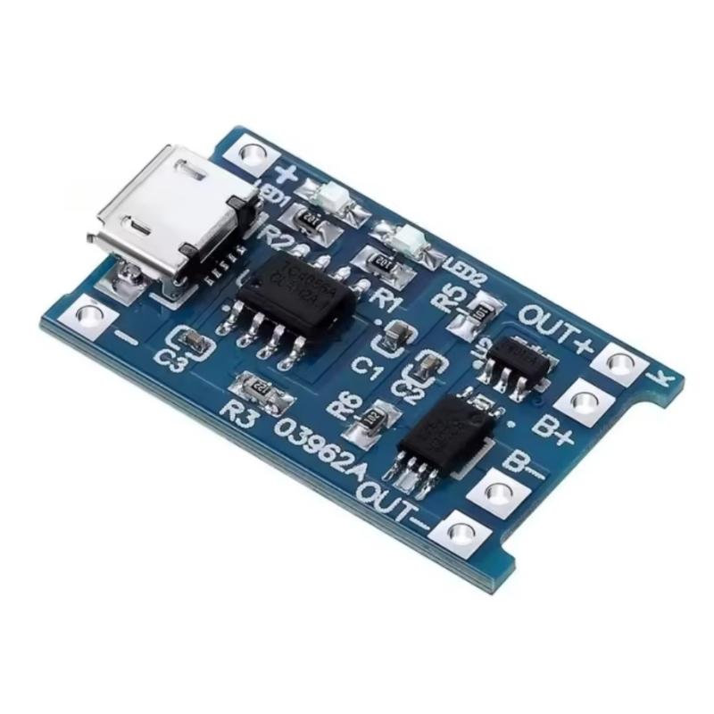 1A Lithium Battery Charger Pcb Module Multiple Interfaces Stable Charging Efficiency For Diy Projects And Small Device Repairs