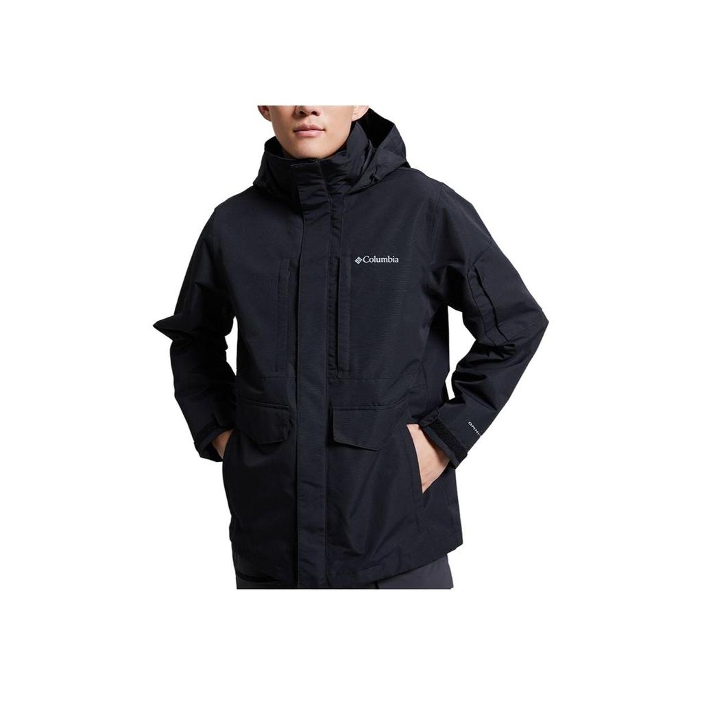 Columbia City Outdoor Series Solid Waterproof Long Sleeve Hooded Jacket Men Jackets WE9012-010
