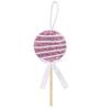 Cartoon Sequins Lollipop Ornament Large Xmas Candy Hanging Decor  Winter Home Decor