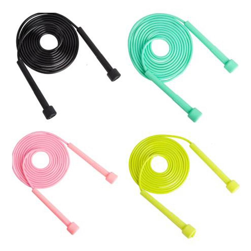 1Pc Speed Jump Rope Crianças Pvc Pular Corda Ajustável Fitness Equipamento