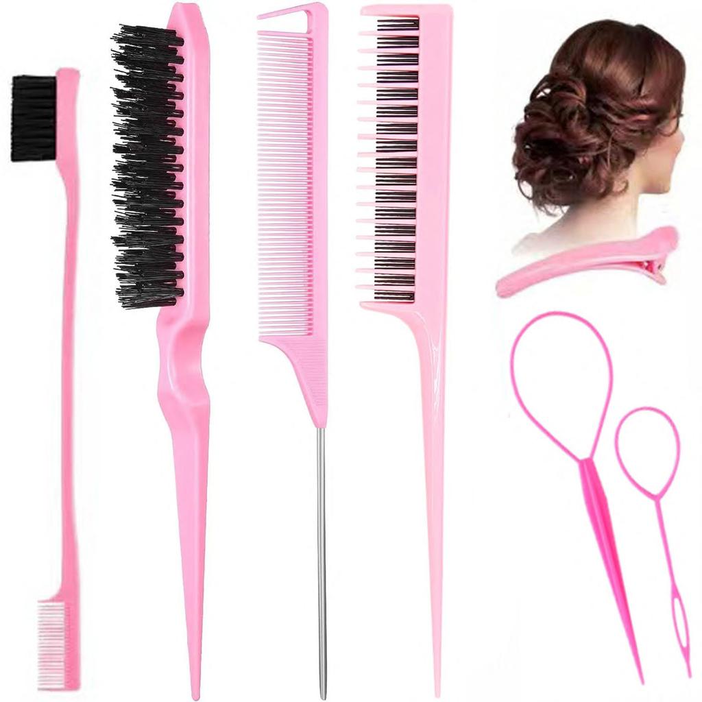 Eyebrow Hair Dyeing Comb Set Professional Hair Color Comb Styling Tool For Combing Hair Edges Eyebrows And Eyelashes