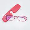 Anti Blue Light Reading Glasses Metal Square Frame Vintage Men Women Presbyopia Eyeglasses Unisex Eyewear Thin Portable