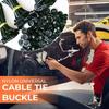 Self-Locking Plastic Cable Ties Nylon Universal Cable Tie Buckle Cable Tie Buckle for Maintenance Automotive Daily Repair