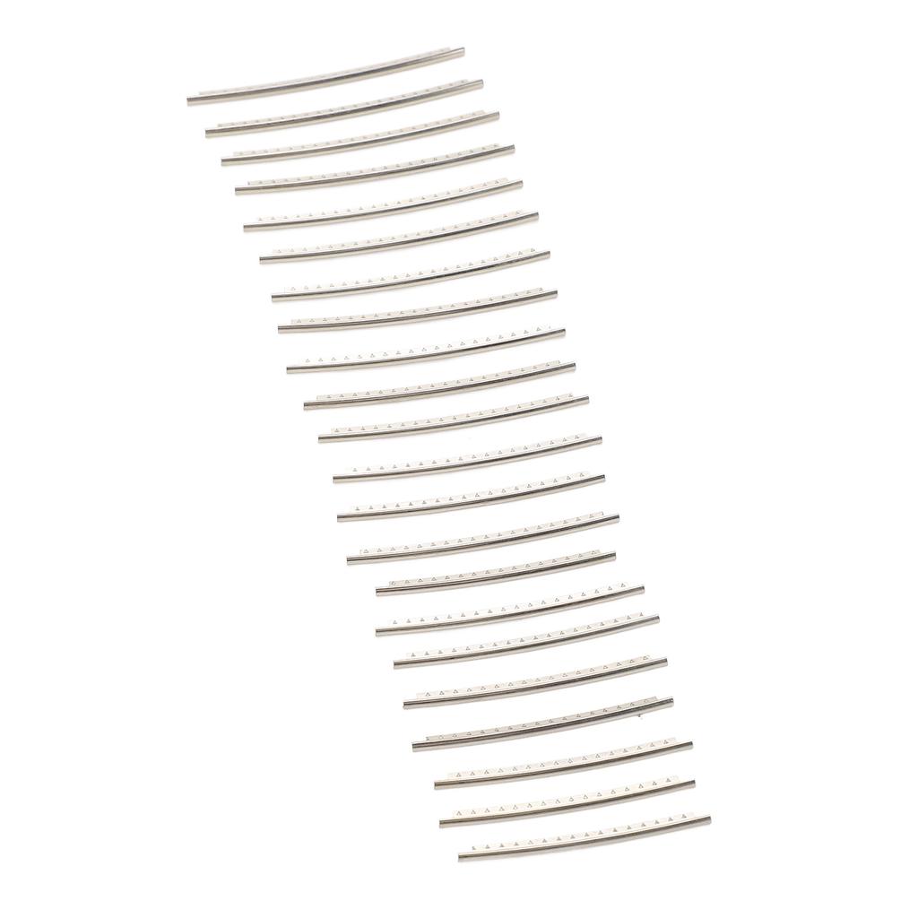 22 Pcs Guitar Fret 2.2mm White Copper Fret Wires Replacement Parts for Acoustic Guitars