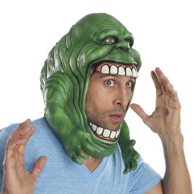 Masca Amuzantă Ghostbusters Slimer Cosplay Latex Cască Piesă de Cap Halloween Carnaval Petrecere Purim Costum Recuzită