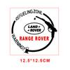 Car Badge Vinyl Reflective Fuel Tank Cap Stickers Decal Accessories for Land Rover Range Rover Defender Freelander Discovery 1 2 3 Evoque Rover L322