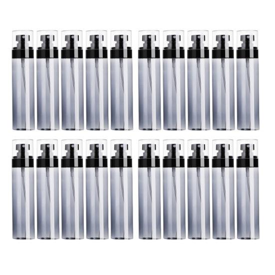 5/10/20Pcs 60/80/100/120ML Travel Spray Bottle Leak-proof Fine Mist Mini Empty Bottle Portable Clear Refillable Spray Bottle Container Set